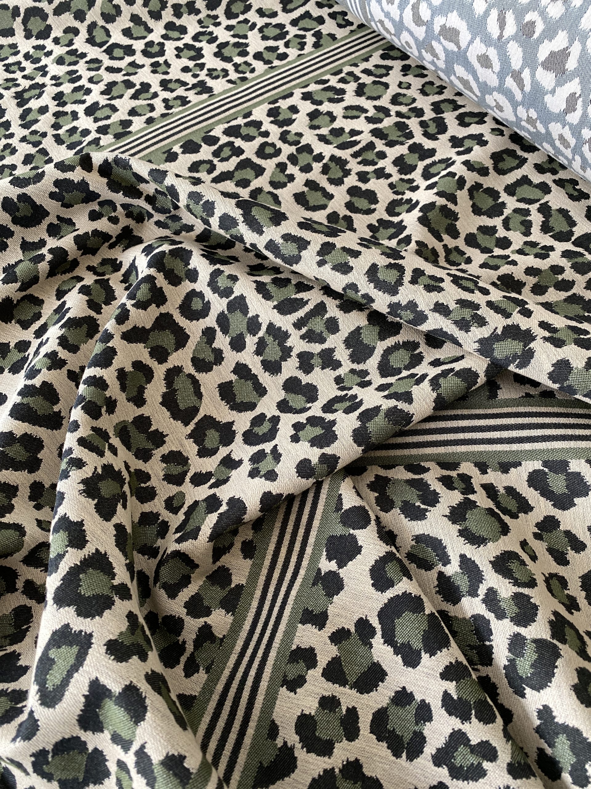 Ex designer stretch cotton jacquard Simply Fabrics