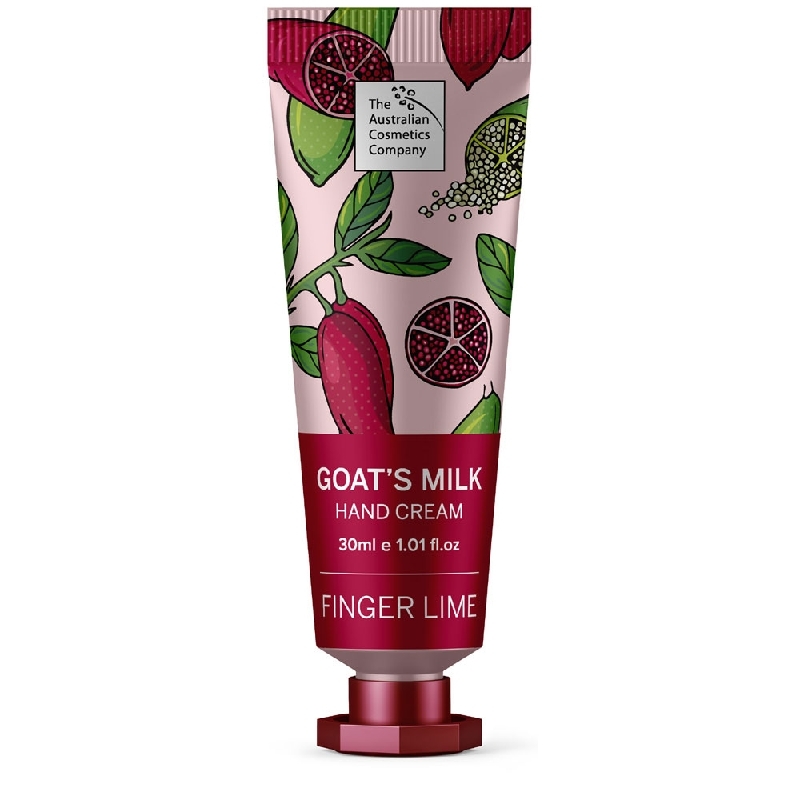 The Australian Cosmetics Company Goats Milk Hand Cream 30ml Finger Lime
