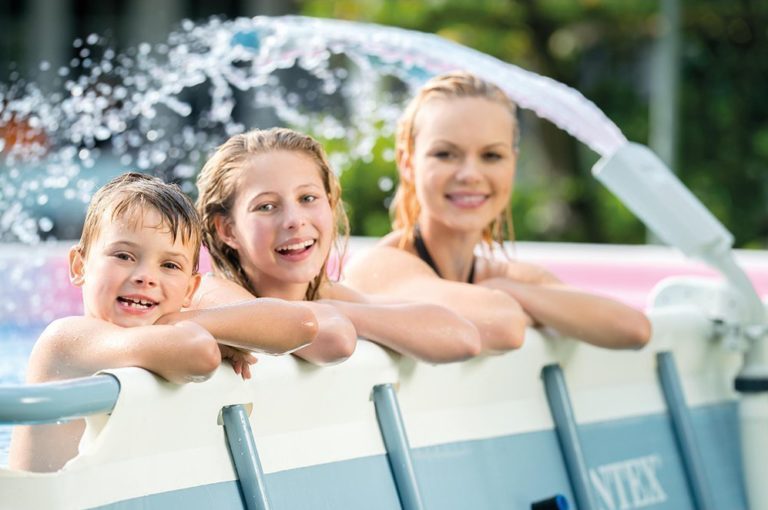 Intex MultiColor LED Pool Fountain for Above Ground Pools Simply Fun