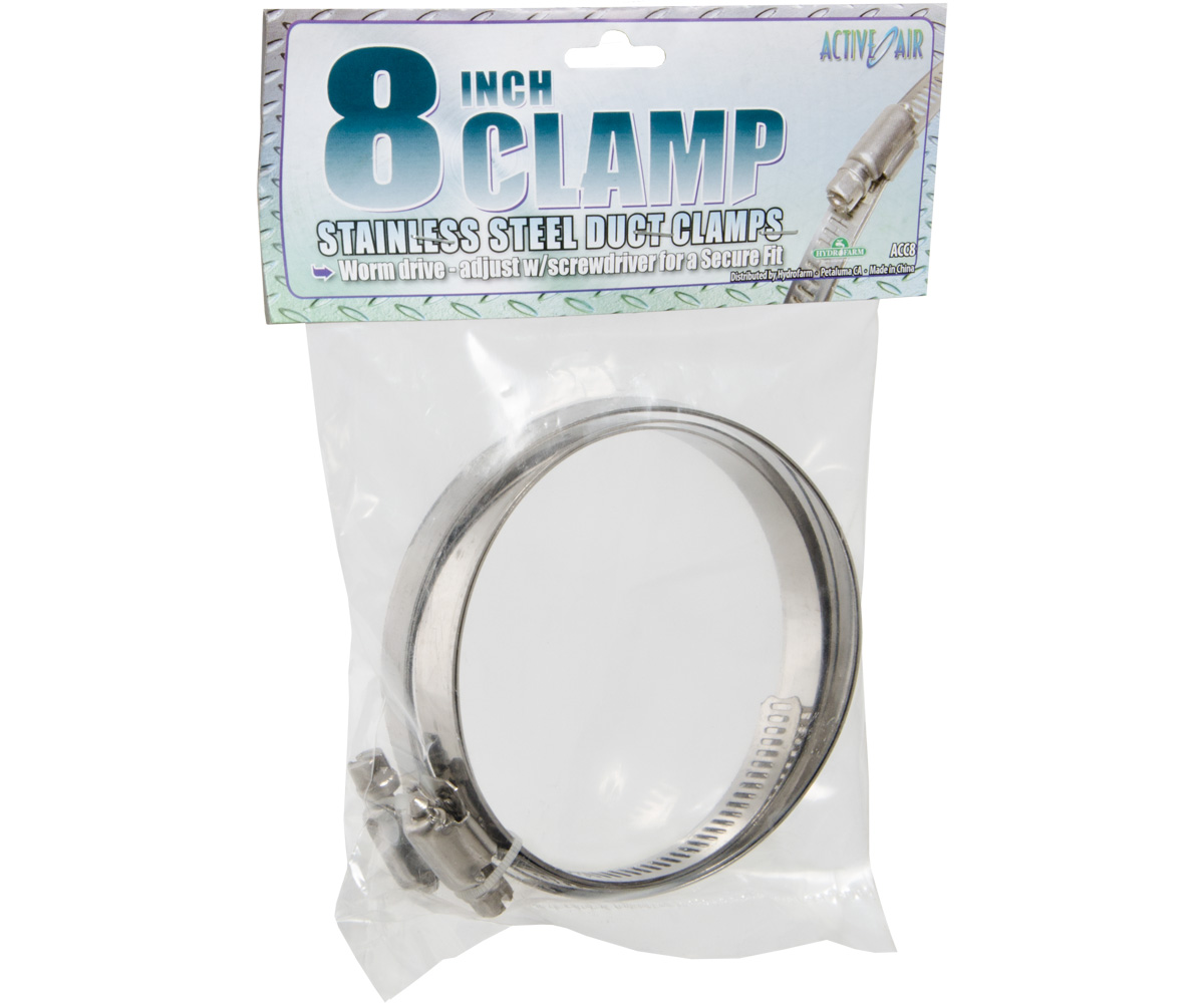 Stainless Steel Duct Clamps 8″ Simply Hydroponics