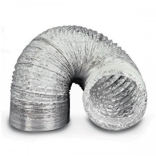 Flexible Duct Silver Size Range 300mm to 355mm x 10m L PureAire