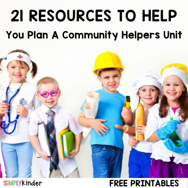 Encourage them to think about what they would like to be when they grow … Community Helpers In Kinder Simply Kinder