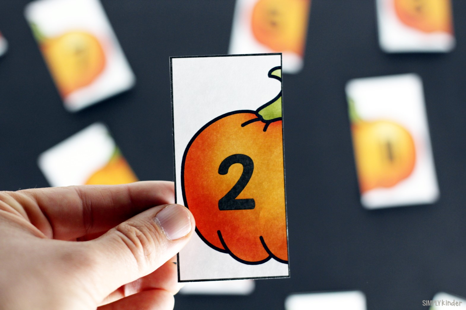 Pumpkins Number Free Printable - Simply Kinder