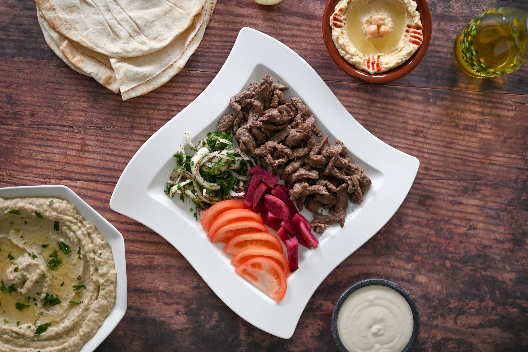 Beef Shawarma with Tahini Sauce Simply Lebanese