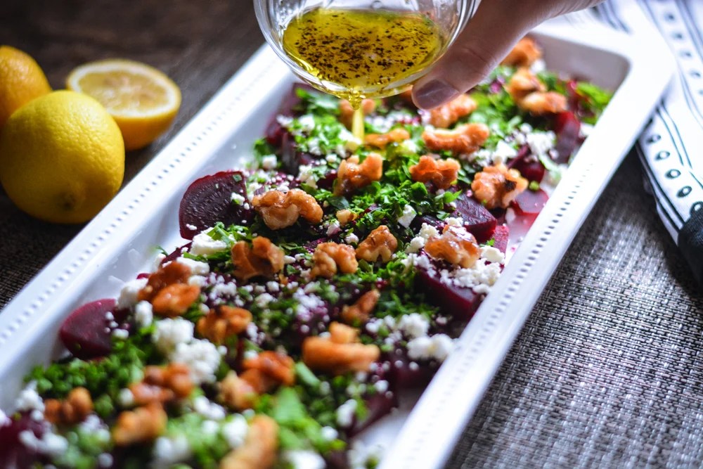Beet and Feta Cheese Salad Simply Lebanese