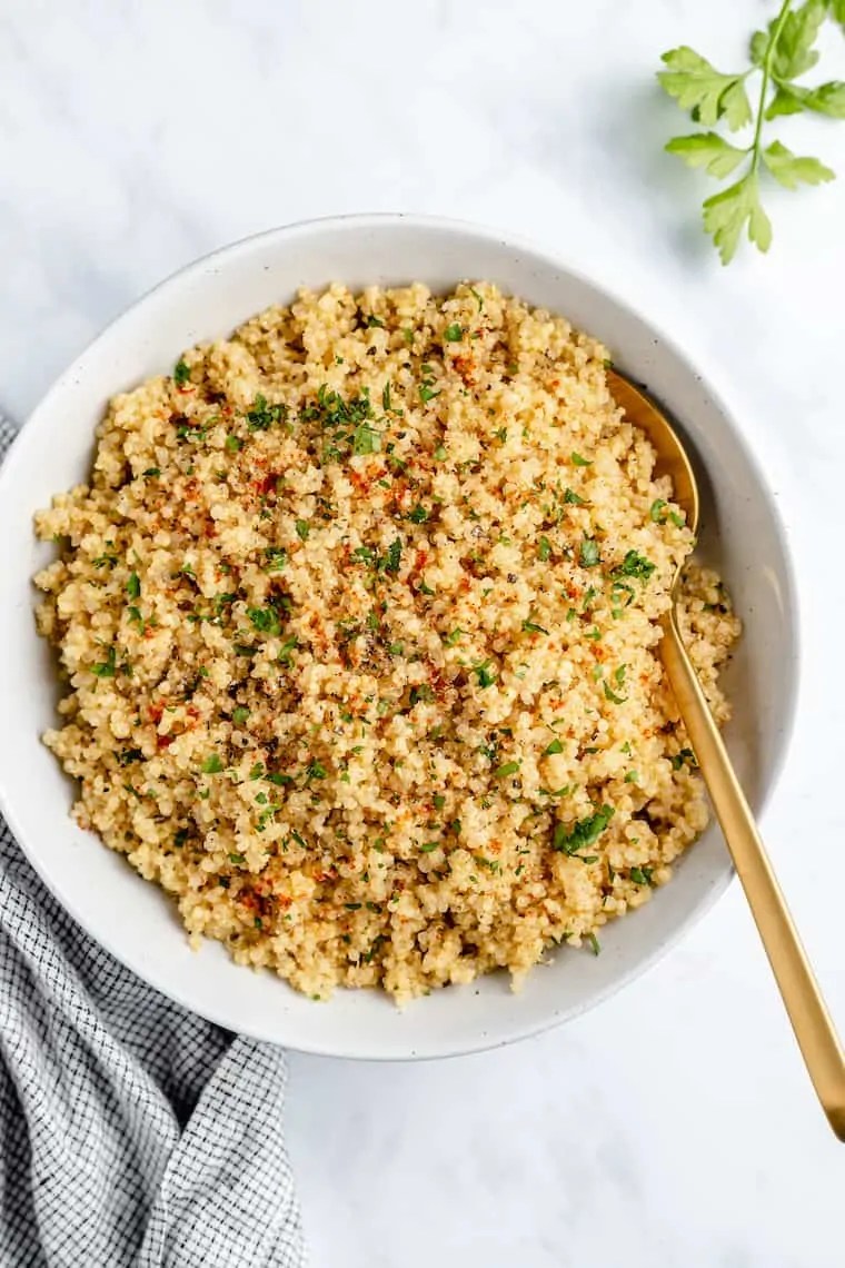 Garlic Butter Quinoa {Only 5 Ingredients!} Quinoa Recipes Simply Quinoa