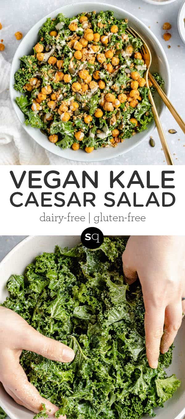 Vegan Kale Caesar Salad [with NutFree Dressing] Simply Quinoa