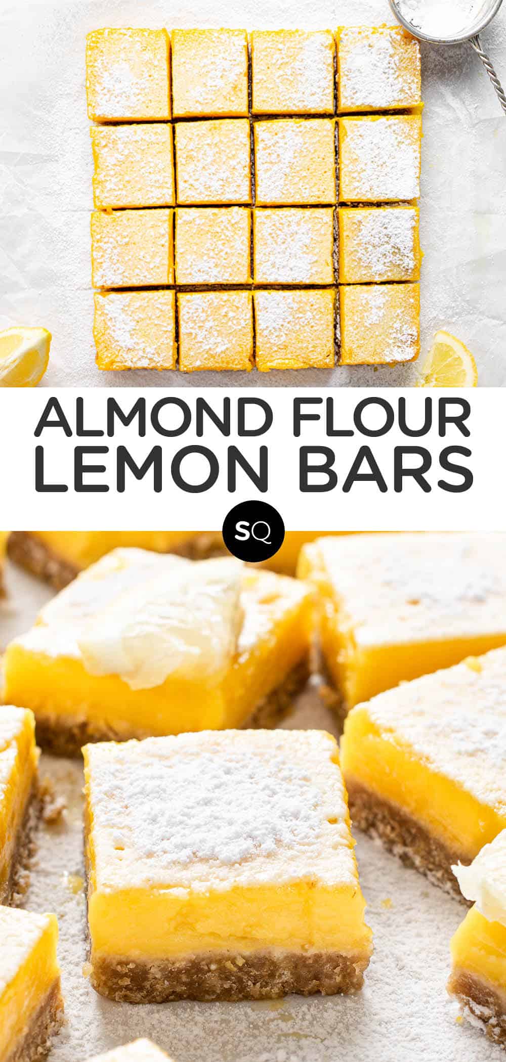 Healthy Lemon Bars {Sweetened with Honey} Simply Quinoa