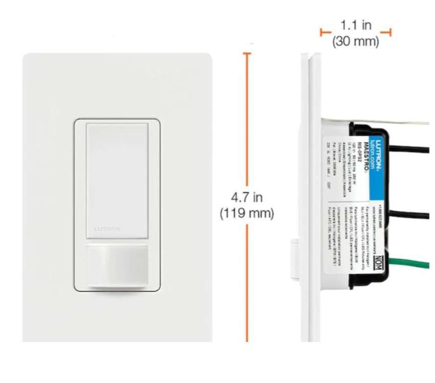 Leviton Motion Sensor with Switch – Simply Retrofits