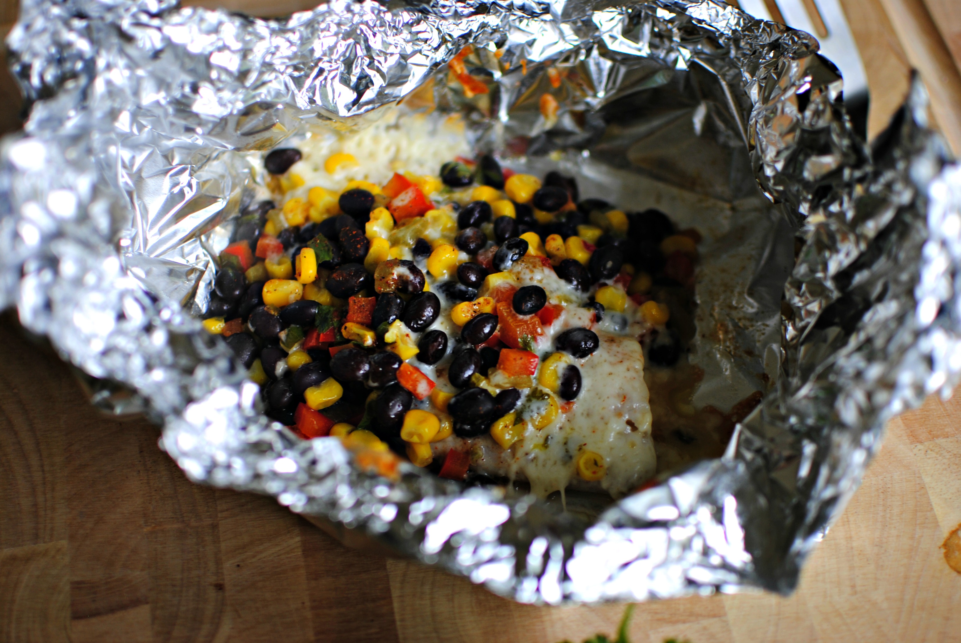 Grilled Tilapia Fiesta Foil Packs Simply Scratch