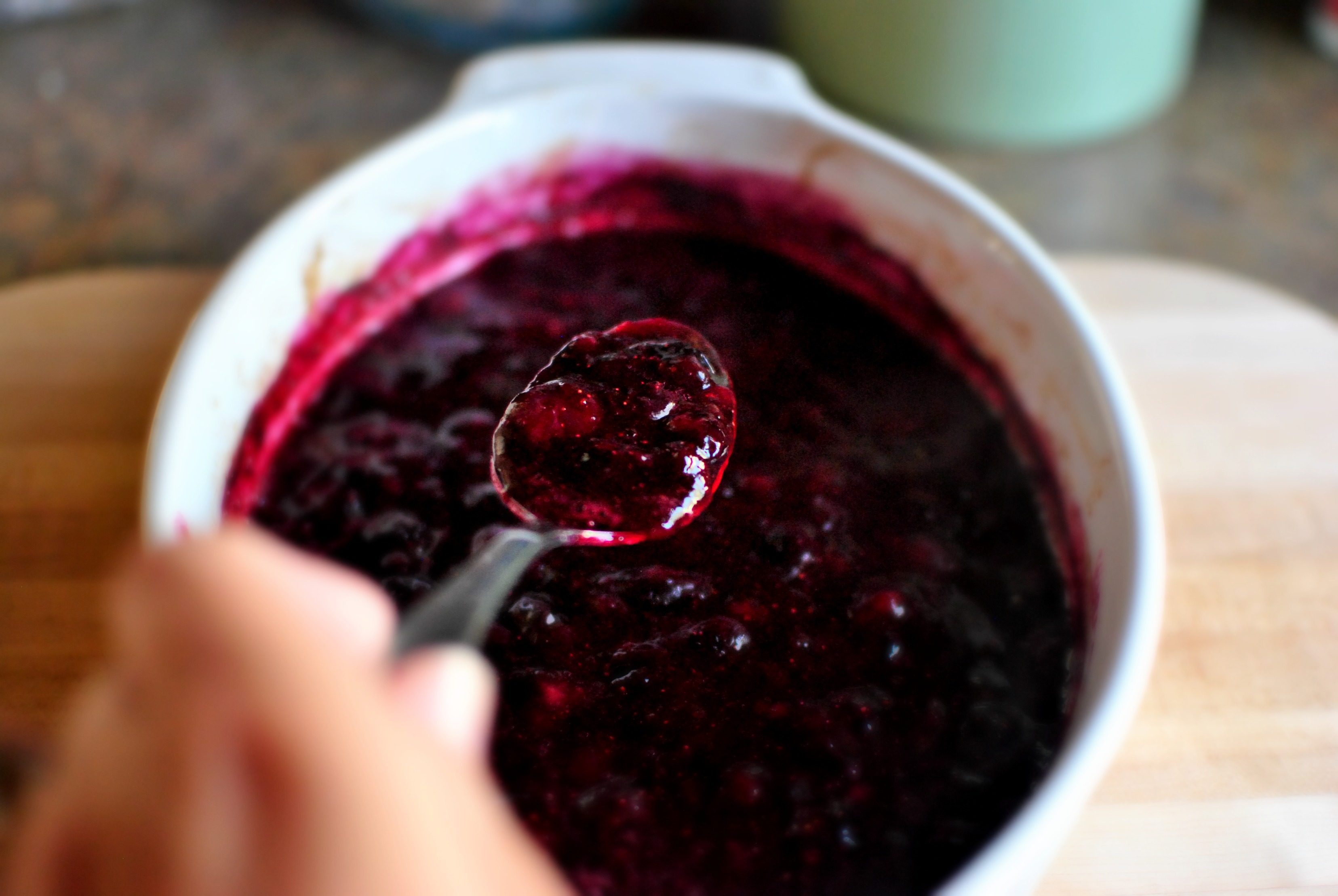 Simply Scratch Roasted Red Wine Blueberry Sauce Simply Scratch