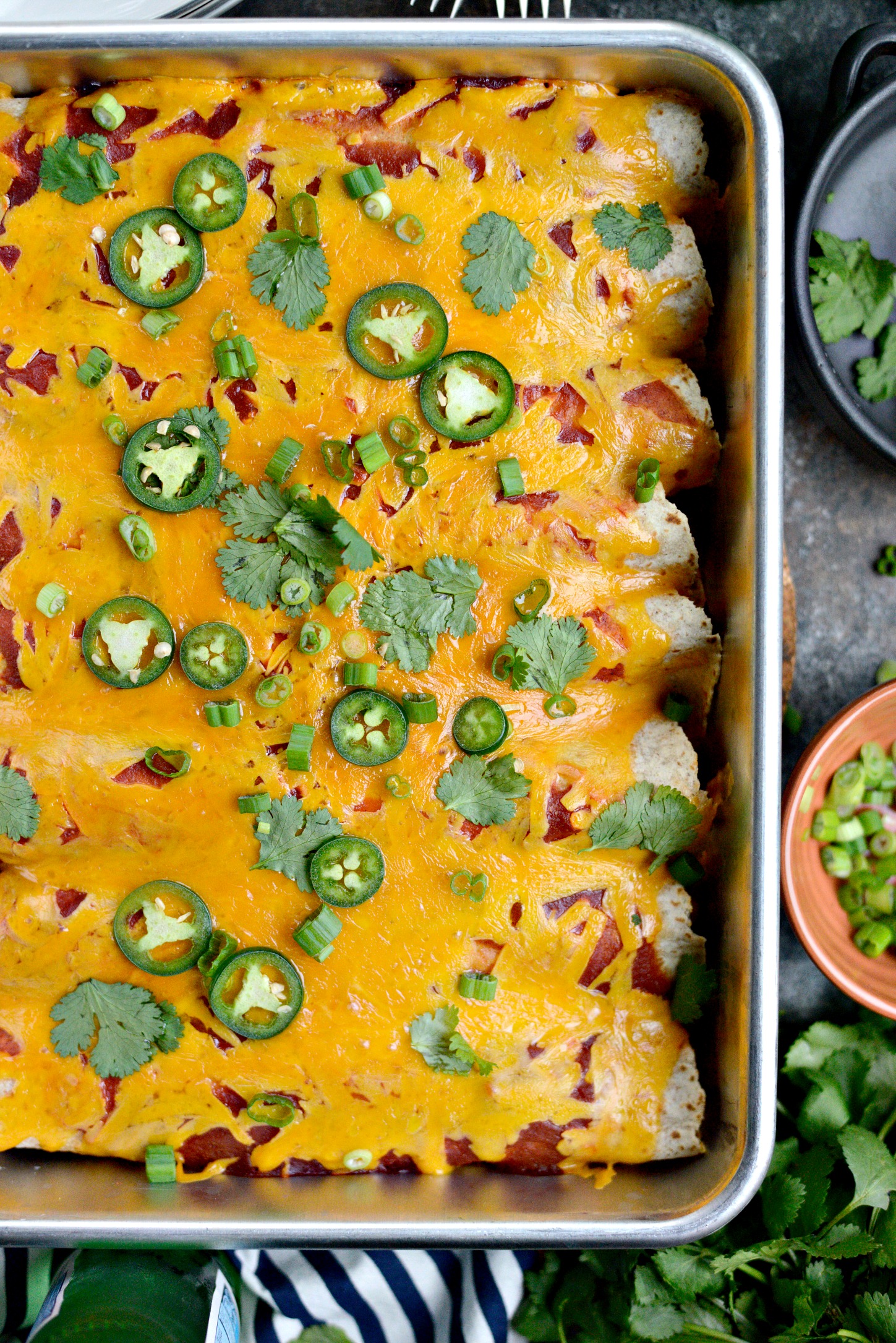 Chicken and Rice Enchiladas Simply Scratch