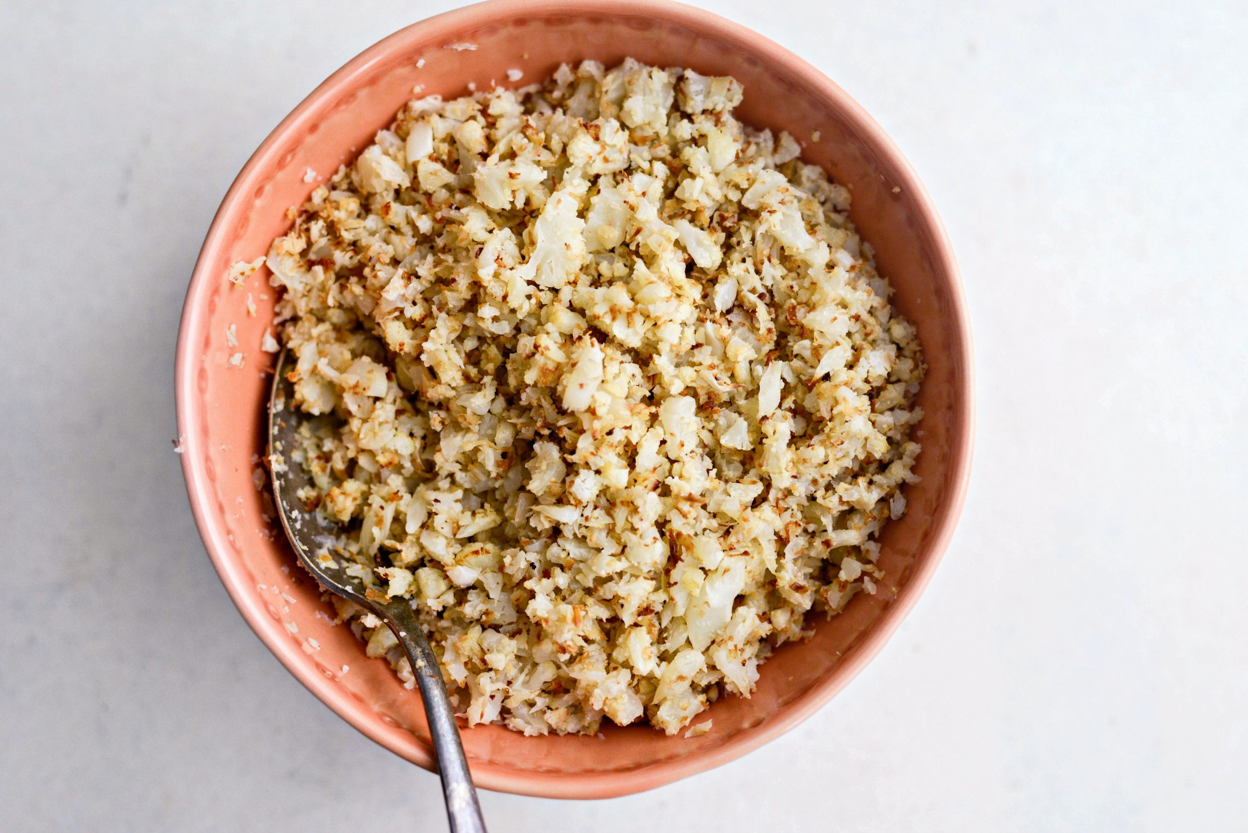 Roasted Cauliflower Rice Simply Scratch