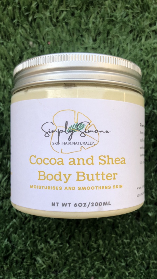Shea and Cocoa Body Butter 200ML Simply Simone