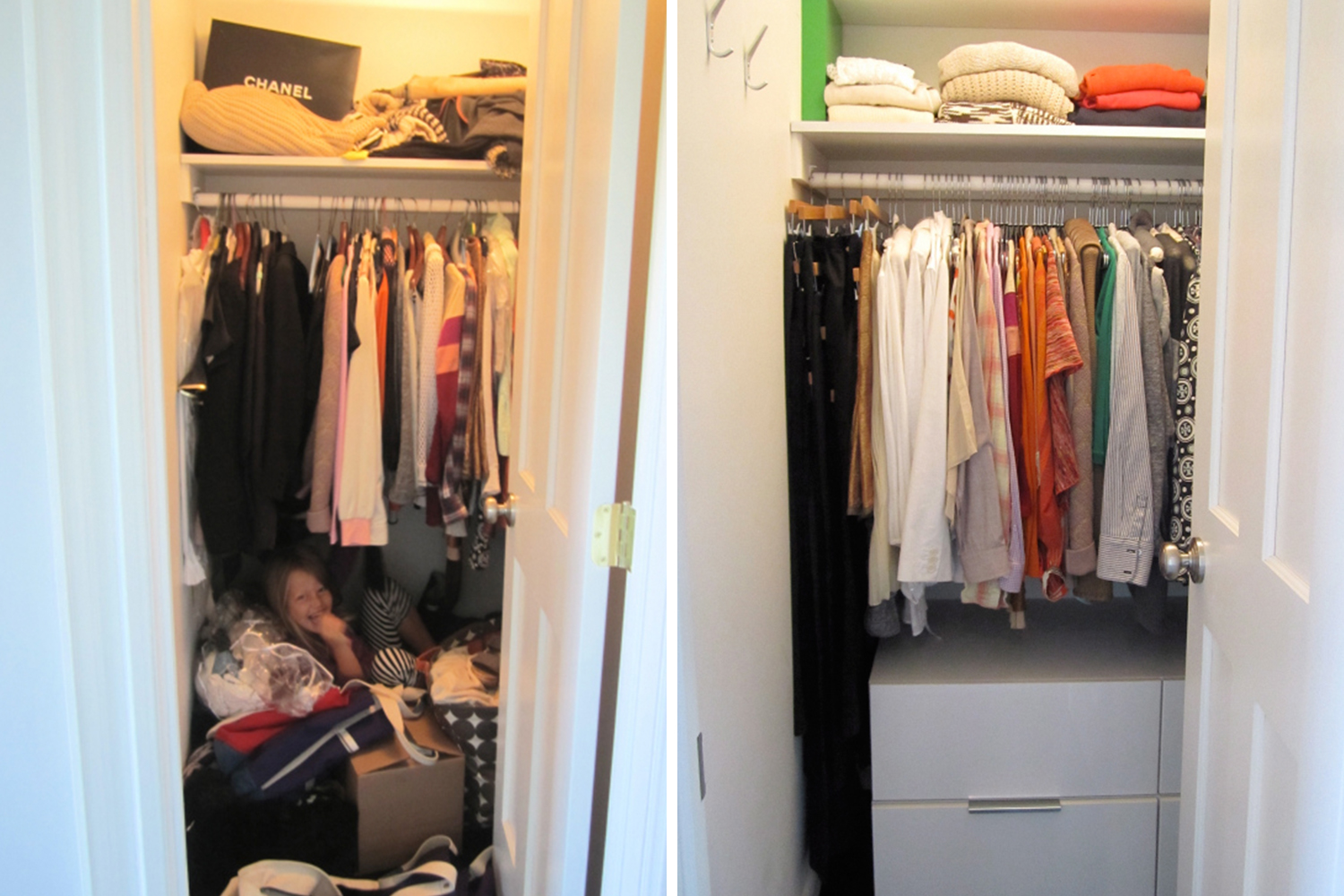 10 Organized Closet Before & Afters