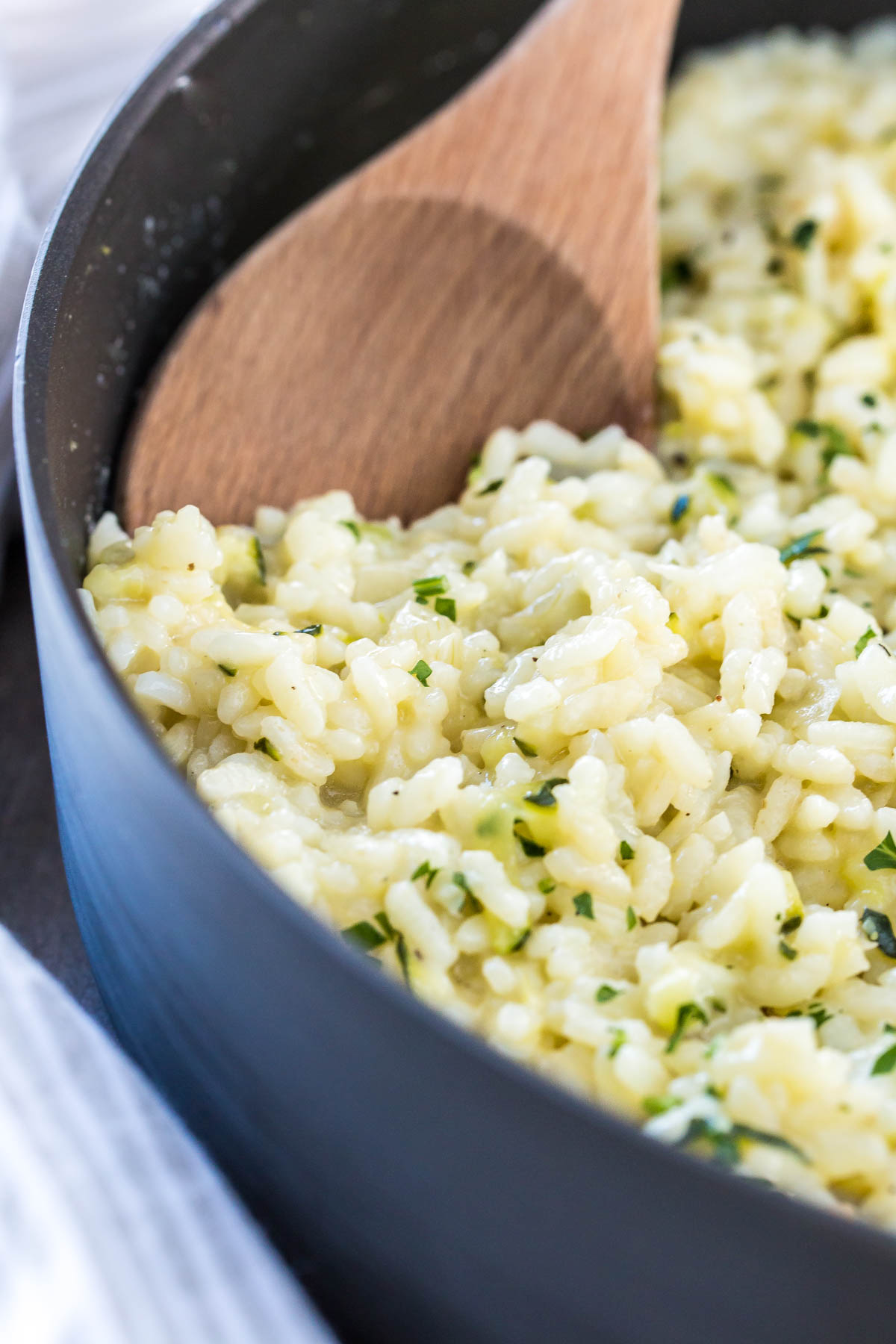 Zucchini Risotto (Dairy Free, Vegan Option) Simply Whisked