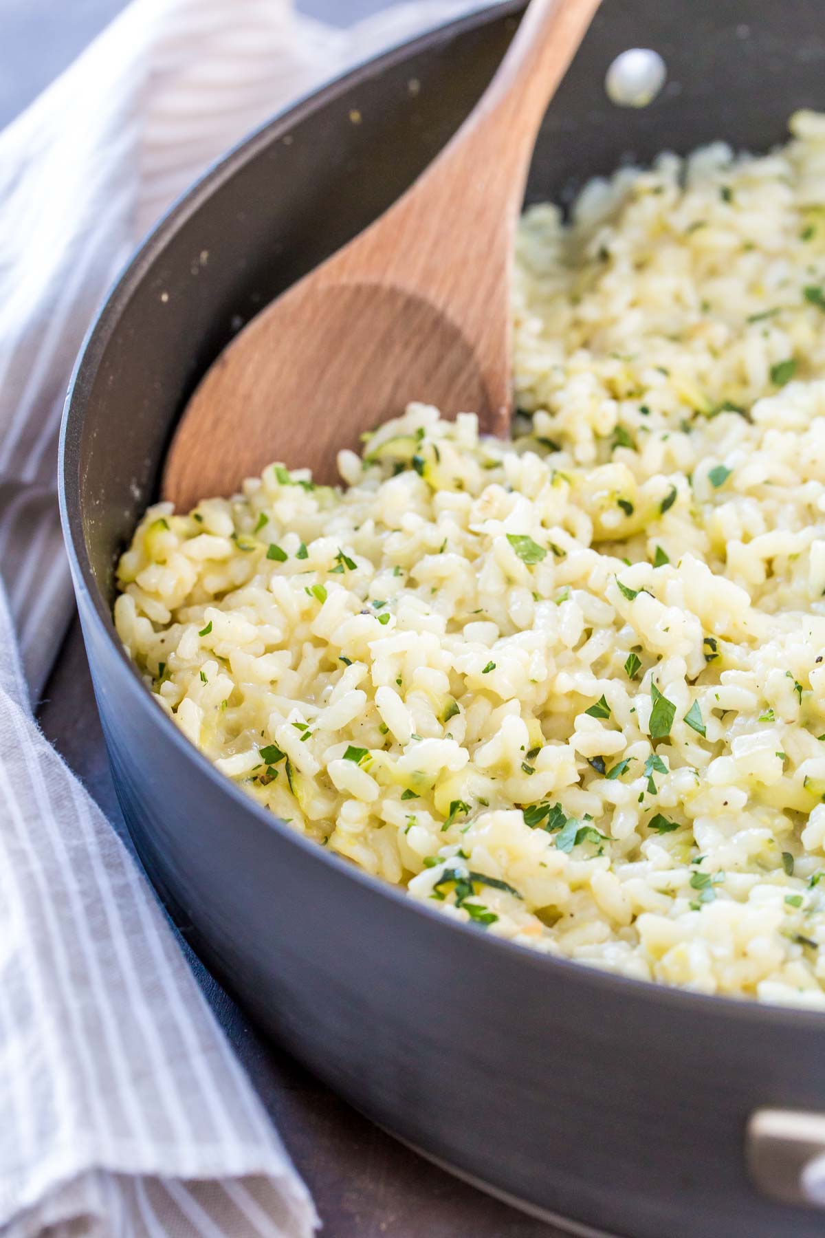 Zucchini Risotto (Dairy Free, Vegan Option) Simply Whisked