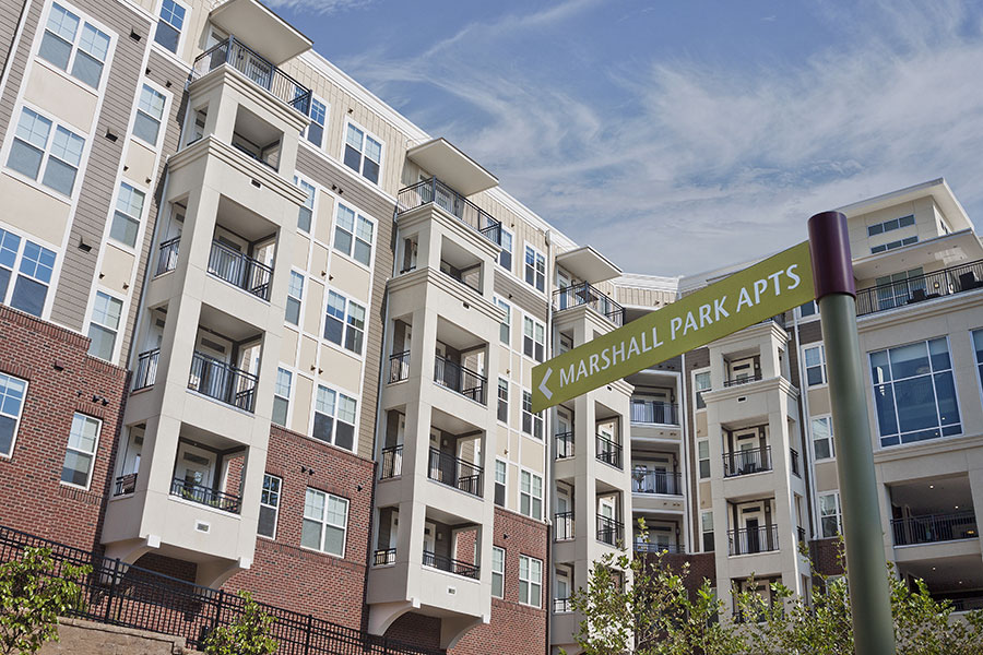 Marshall Park Gallery Townhome Apartments in Raleigh, NC