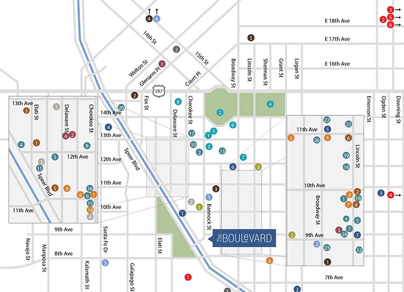 The Boulevard Apartments Golden Triangle Lofts in Denver, CO