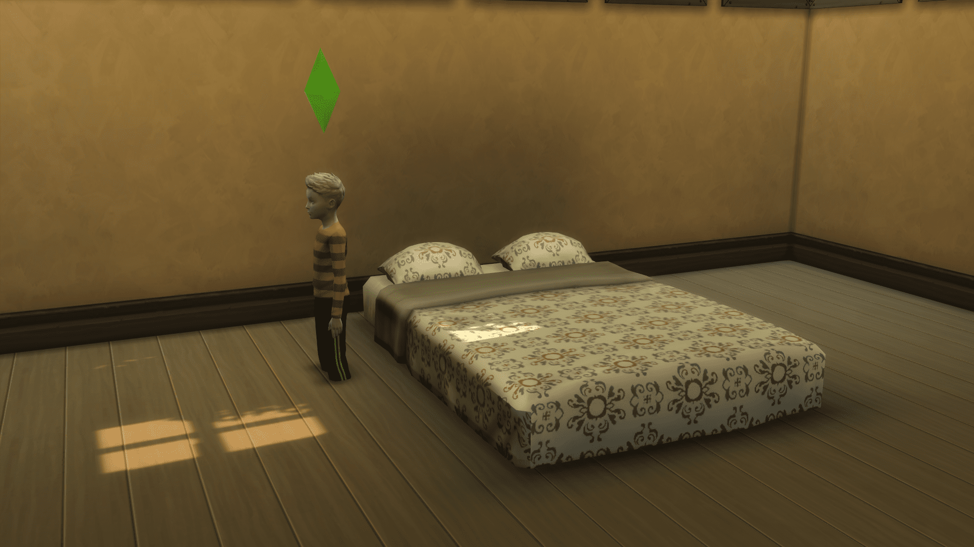 Functional floor bed Sims 4 Mod Download Free