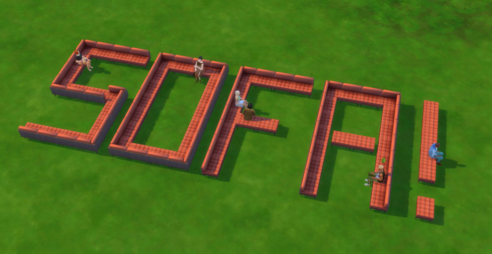 Die Sims 4 Traumhaftes Innendesign bringt modulare Möbel mit sich