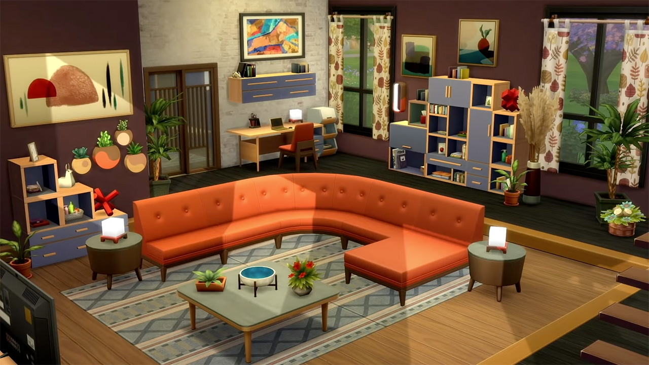 Die Sims 4 Traumhaftes Innendesign bringt modulare Möbel mit sich