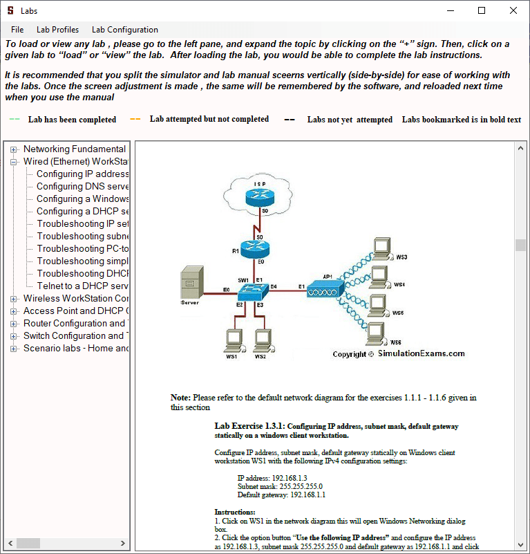Network+ Practice Tests with Labsim Simulation Exams Blog IT Certification