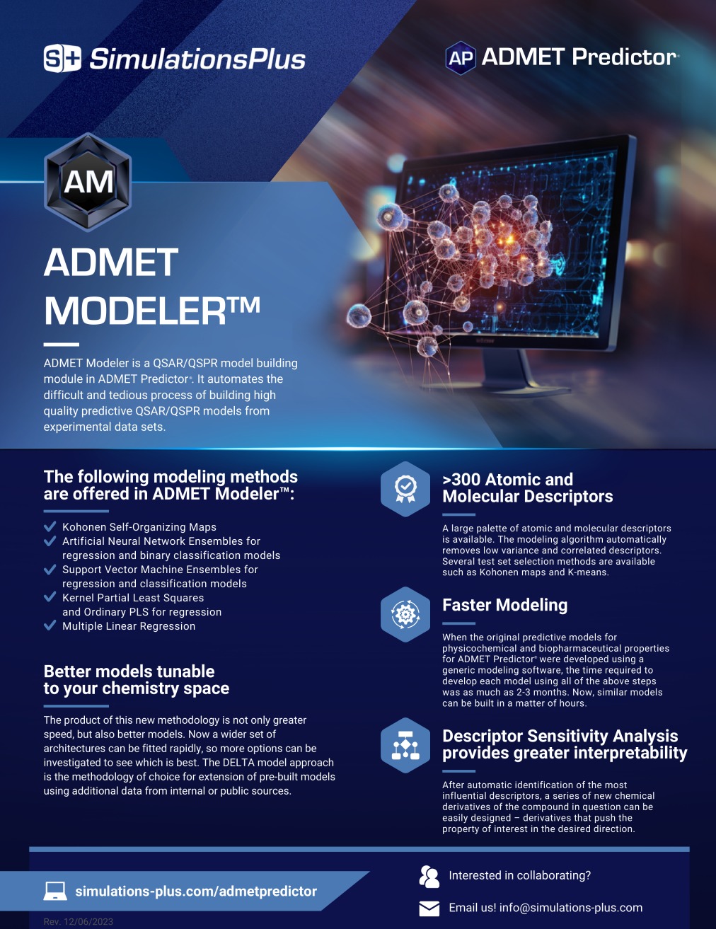 AP ADMET Modeler™ Module Flyer Simulations Plus