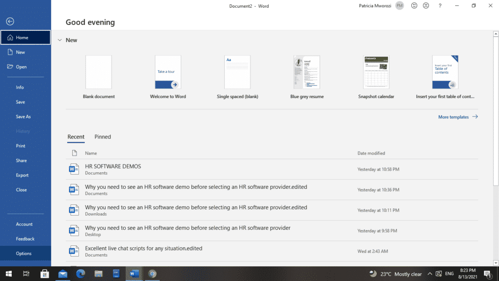 How to create a fillable form in a Microsoft Word document