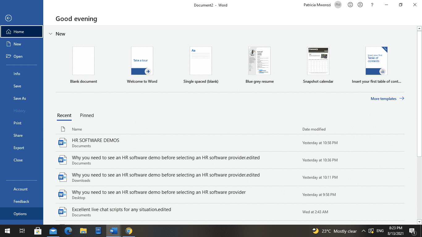 How to create a fillable form in a Microsoft Word document