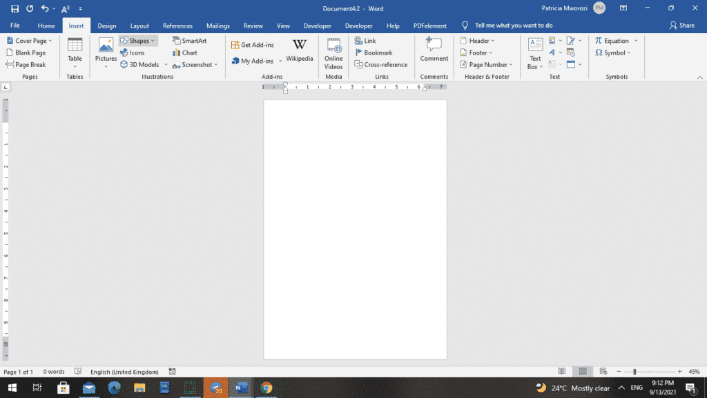 How to add a background image to one page of Microsoft Word documents