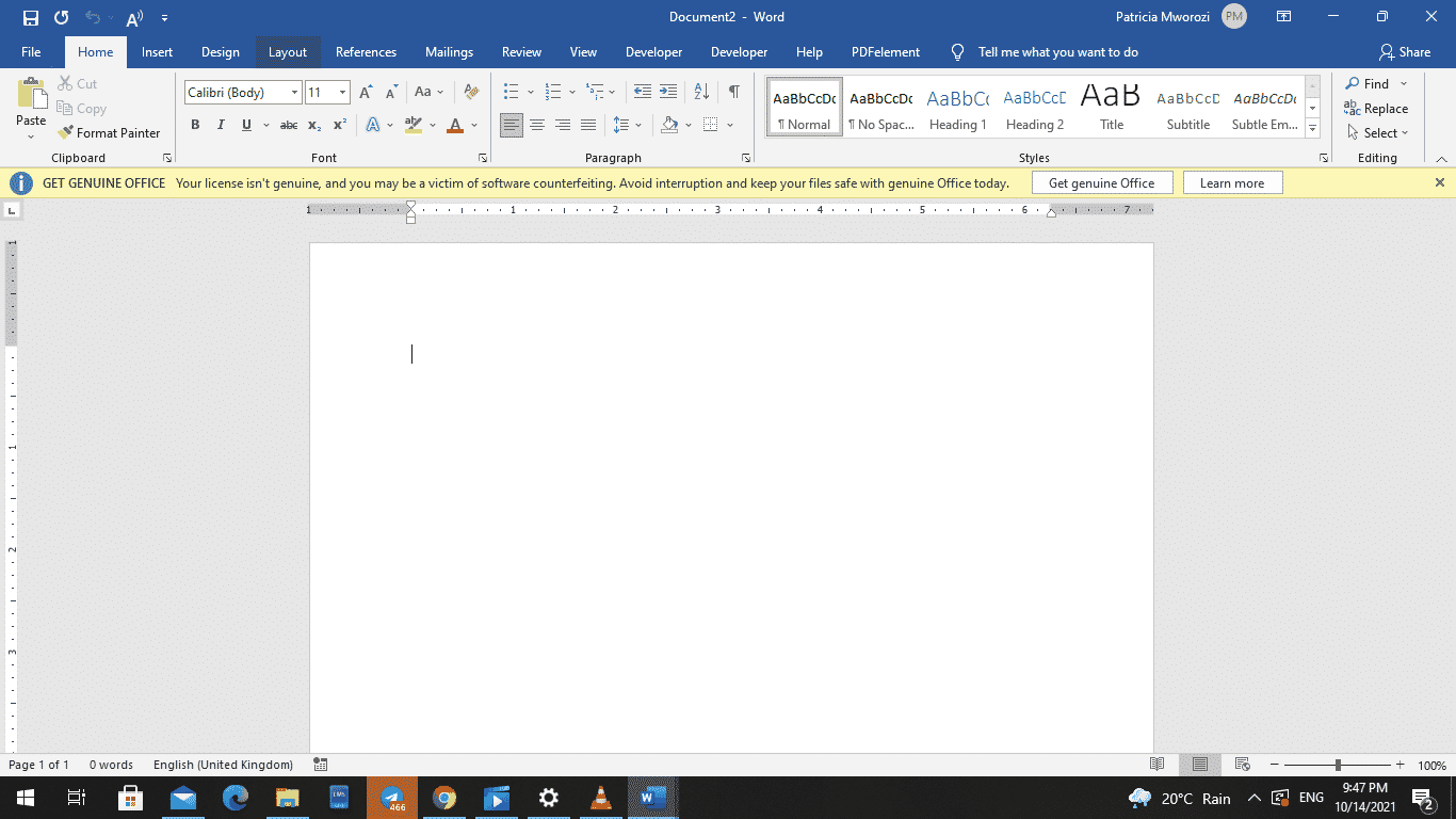 How to add a Section Break in Microsoft Word documents