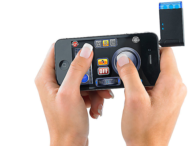 Simulus 3,5KanalHubschrauberGH320.i, Steuerung mit iPhone/iPad/iPod