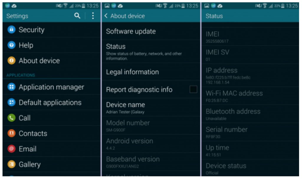How to find the IMEI number on Apple and Android Devices