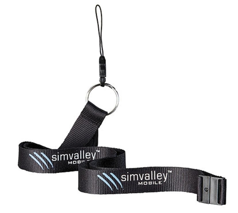 Tour de cou détachable pour téléphone portable - Simvalley.fr