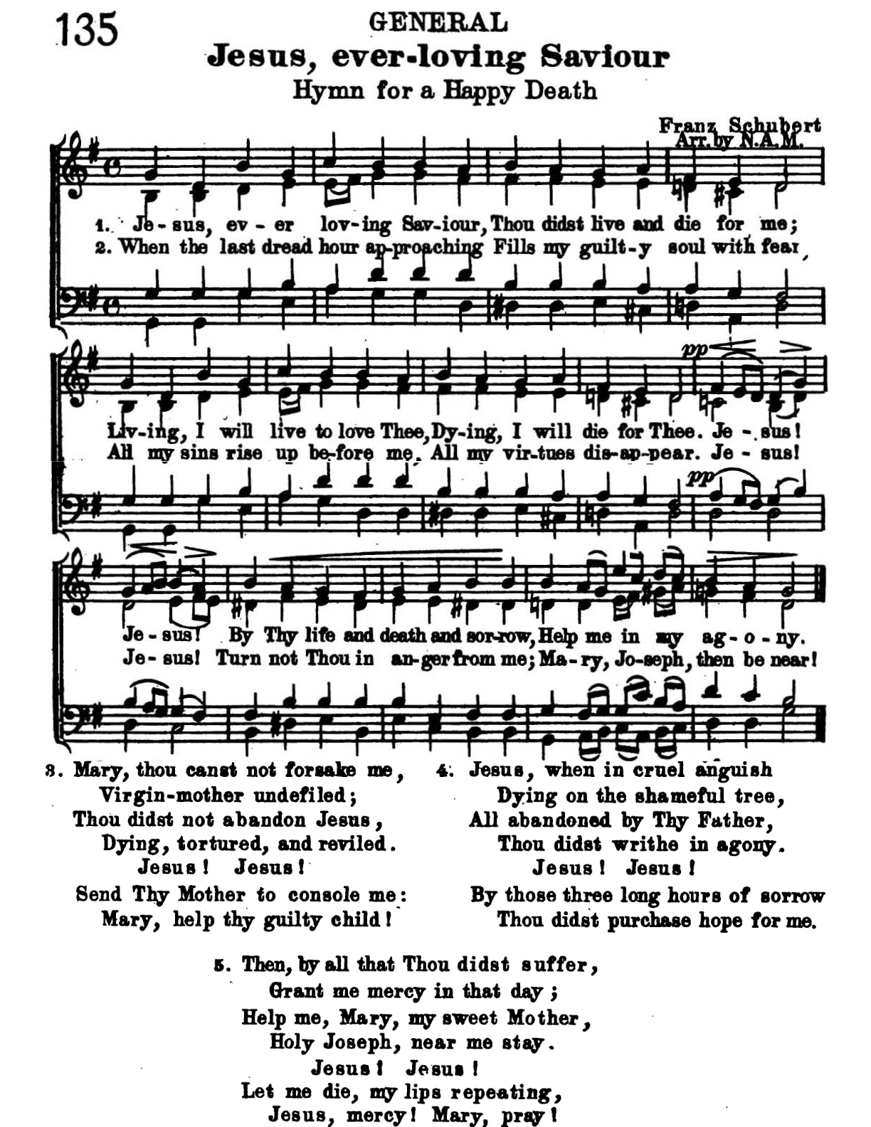 Hymns of the Holy Family Those Who Sing Well, Pray Twice St. Augustine