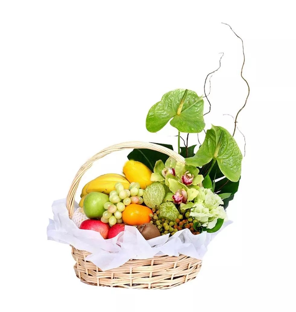 Send Flower And Fruits Duo To Singapore