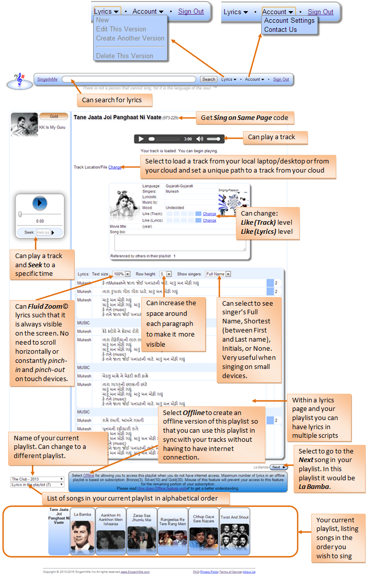 FAQ What is a Lyrics Live On Stage page?