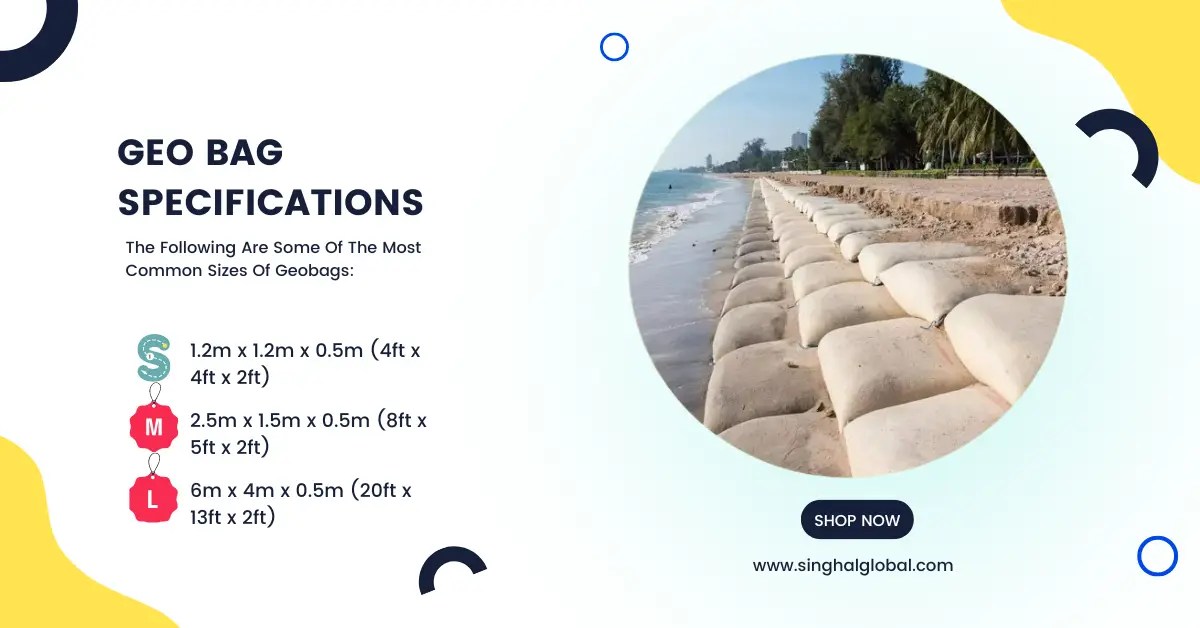 Geo bags specification size and price