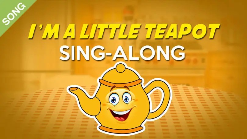 I’m a Little Teapot Song, Karaoke, Printable Score, PDF