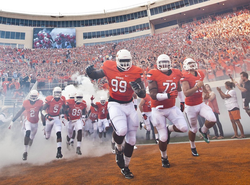 NCAA Football Savannah State at Oklahoma State Single Black Male