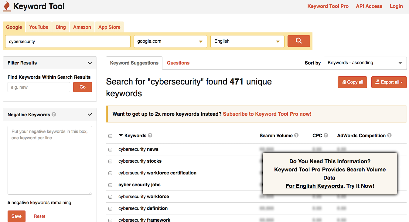 Choose the Right Keywords with Our Research Tools Google Ads