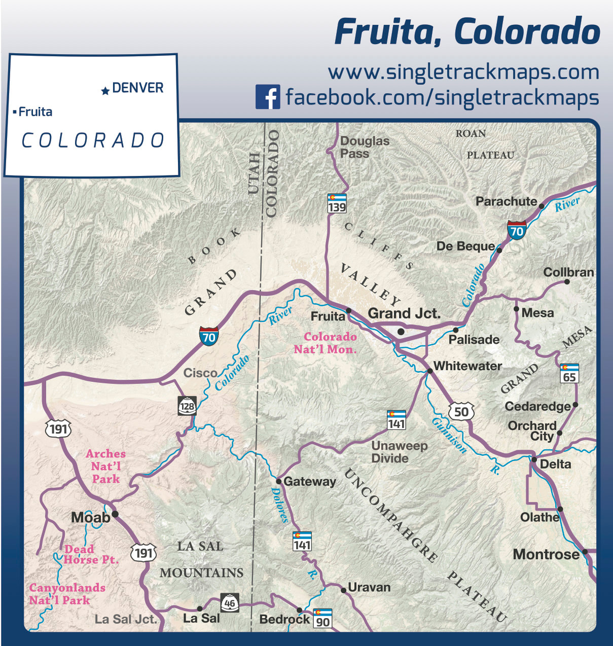 Fruita Trail Map