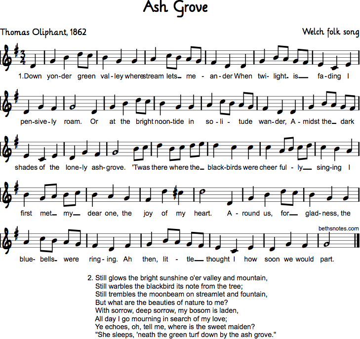 The Ash Grove Sing Solfa