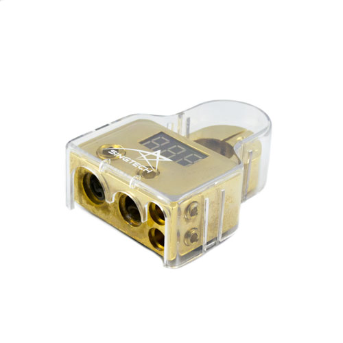2*4AWG, 2*8AWG Battery Terminal With Digital Voltage Meter