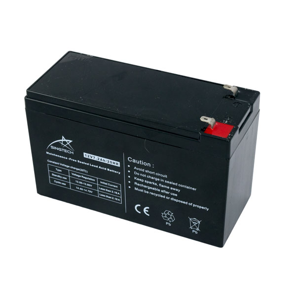 Lead Acid Battery 12V 7.2AH Singtech Singapore Vehicle Parts