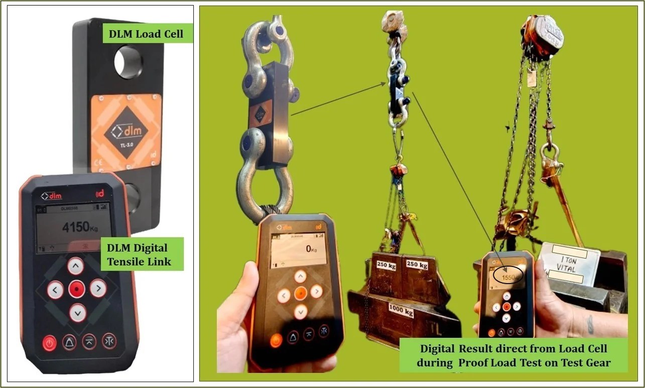 Load Testing with DLM Digital Load Cell at STL