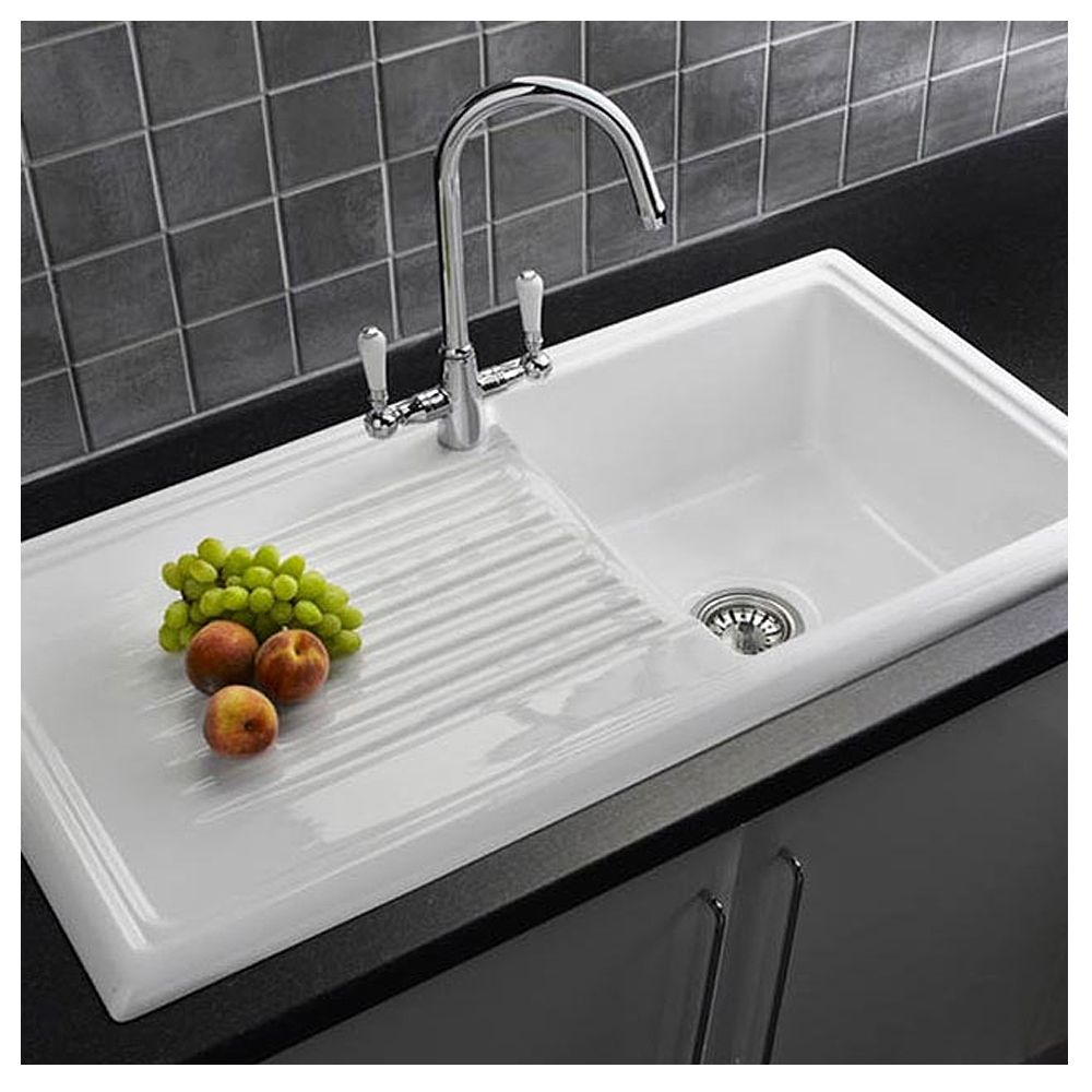 Reginox LUX RL304CW Ceramic Single Bowl Sink