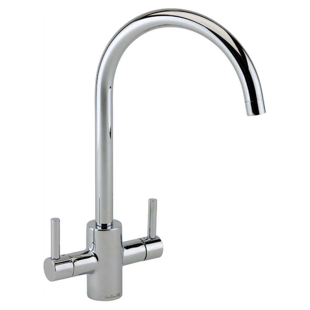 Reginox Genesis Twin Lever Kitchen Tap