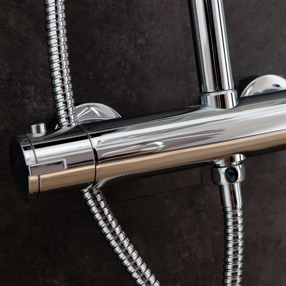 Deana Round Style Thermostatic Shower Kit